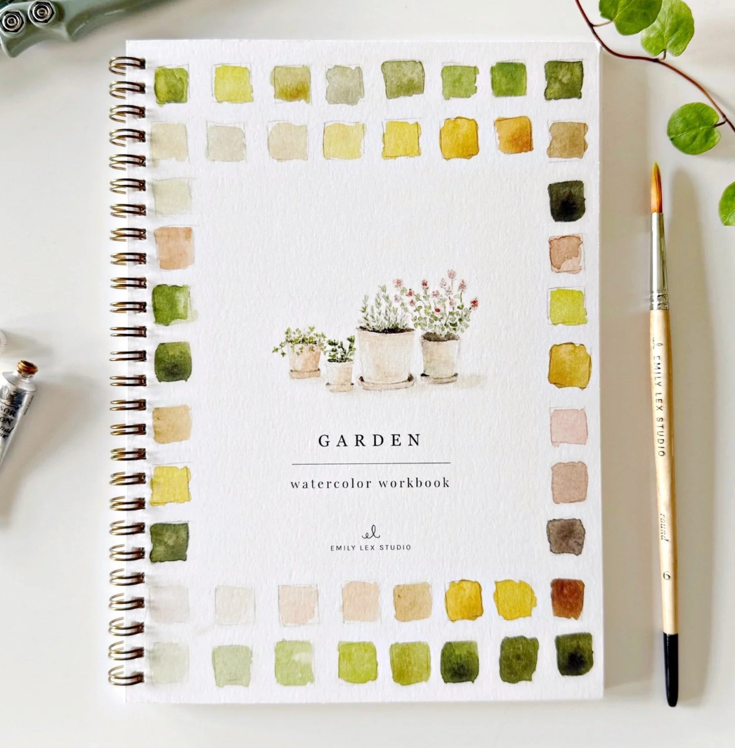 Garden Watercolor Workbook